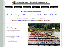 Tablet Screenshot of kanucentrum-ehs.de